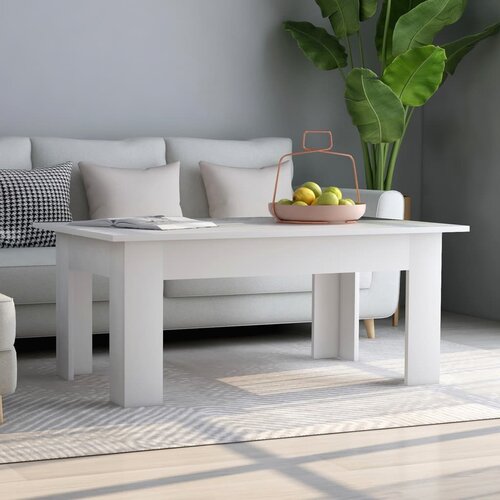 vidaXL Stolić za kavu bijeli 100 x 60 x 42 cm od iverice Cijene