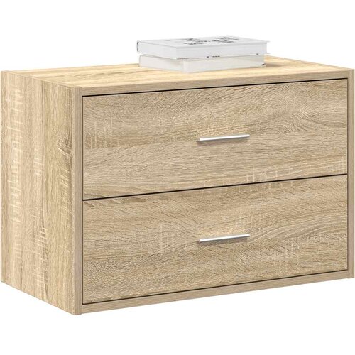 Ormarić s 2 ladice boja hrast 60x31x40 cm konstruirano drvo Cene