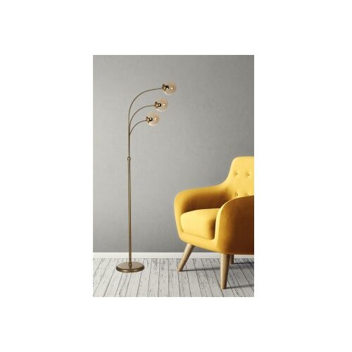 Opviq Podna lampa Badi 3, 170 cm, E27, Zlatna boja Cijene