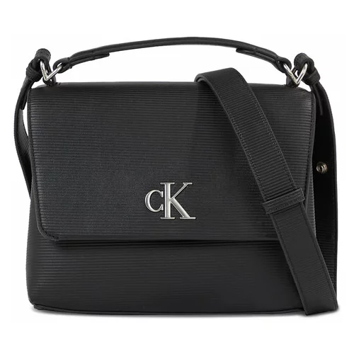 Calvin Klein Jeans Ročna torba Minimal Monogram Top Handle22 T K60K611214 Črna