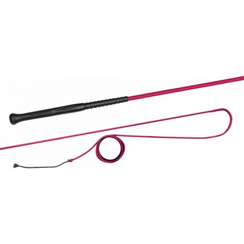 FLECK Lonžni bič z ERGO ročajem, 180 cm - roza Slike