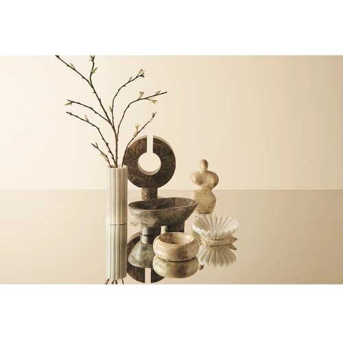Premier Housewares Bijela mramorna vaza (visina 20 cm) Savio &amp;ndash; Slike