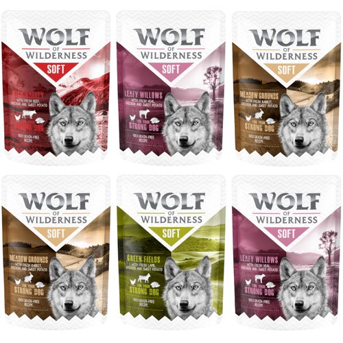 Wolf of Wilderness Miješano pakiranje 6 x 300 g vrećice; janjetina, govedina, kunić, teletina Cijene