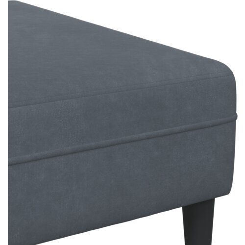 VidaXL Bar&amp;scaron;unasta sofa s jastukom s jastukom 3 pcs Tamno siva 208 cm Bar&amp;scaron;un Slike