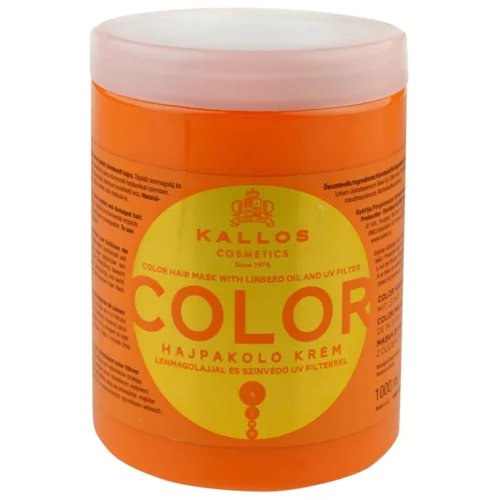 Kallos Cosmetics color maska za barvane lase 1000 ml