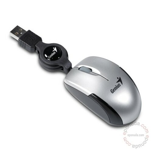 Genius Micro Traveler Silver USB, 1200dpi miš Cene