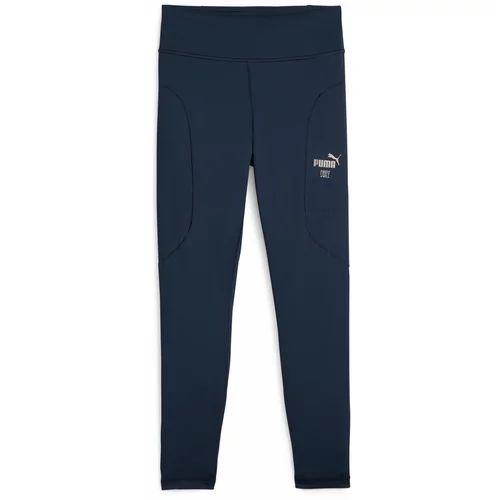 Puma Sportske hlače mornarsko plava / bronca