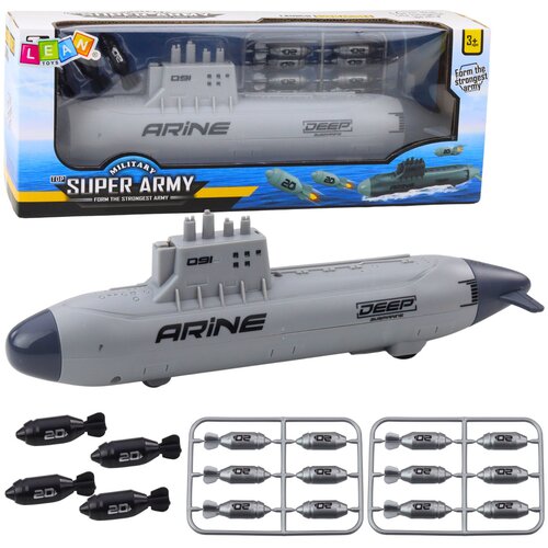  Podmornica za igru Torpedo 28cm - siva Slike