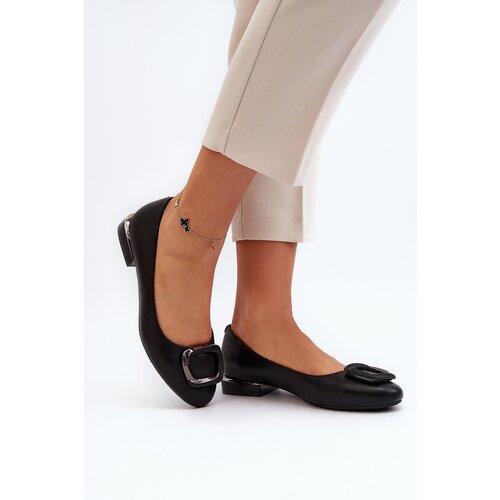 Sergio Leone Ballet Flats with Buckle Cene