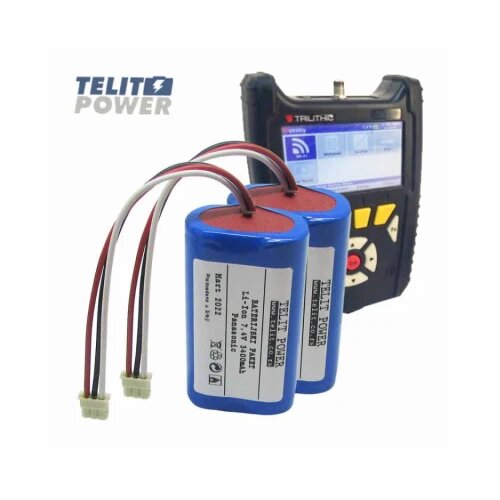 Telit Power Set Baterija Li-Ion 7.4V 3400mAh za Trilithic 360DSP mrežni tester Cene