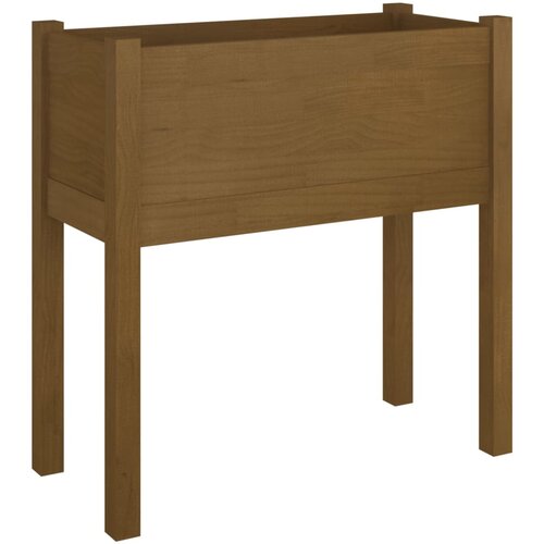 Maison Chic Vrtno cvetlično korito - Cvetlični Lonec medeno rjavo 70x31x70 cm trdna borovina, (21788852) Slike