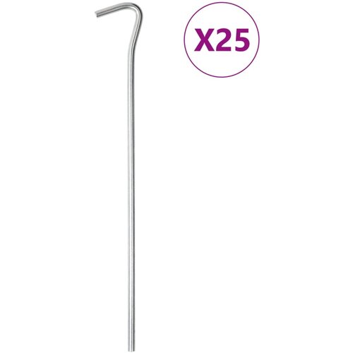 vidaXL Klinovi za šator 25 kom 23 cm Ø 5 mm od pocinčanog čelika Cijene