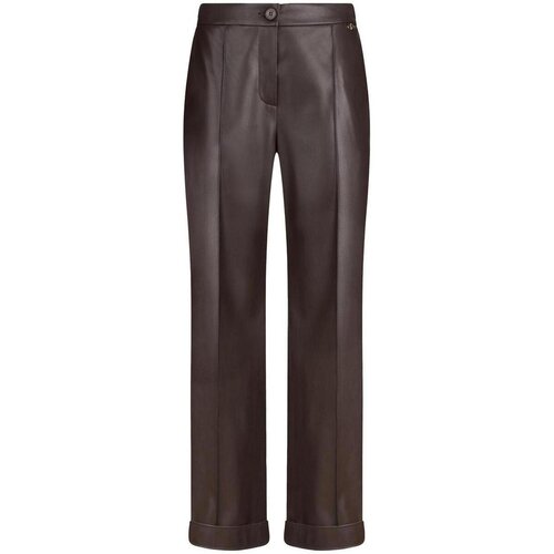 Liu Jo PANT.SPALMATO MF5069 E0624 Smeđa Slike