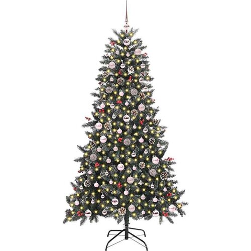 VidaXL Umjetno božićno drvce s stalakom Zelena 99 x 99 x 180 cm Slike