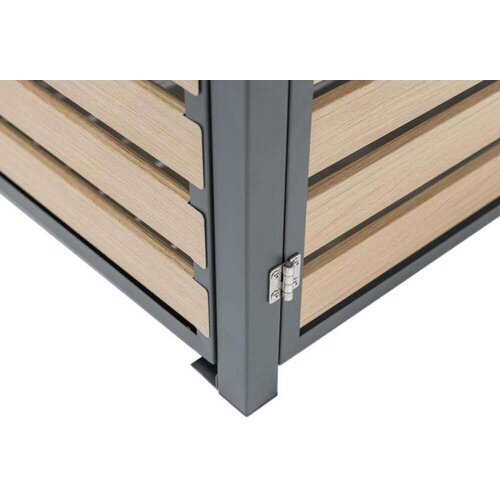  Westman Spremi&amp;scaron;te za 2 kante za smeće | 2x240 litara | Antracit | 84x134x125 cm - BRANDED IN GERMANY Slike