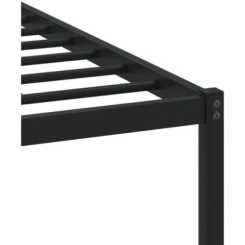 VidaXL Metalni okvir kreveta s uzglavljem boja hrasta 120 x 190 cm Slike
