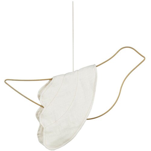 Nobodinoz lin francais viseća igračka bird off white Cene