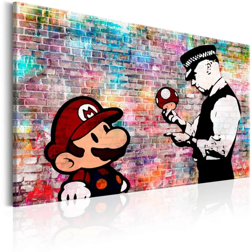  Slika - Banksy: Colourful Brick 90x60