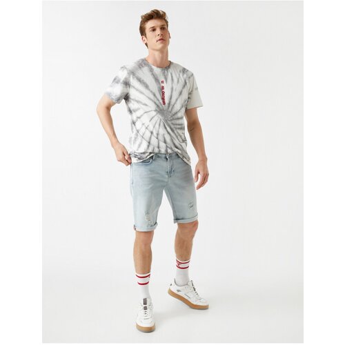 Koton Shorts - Blue - Normal Waist Slike