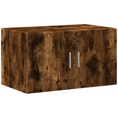Maison Chic Stenska omarica - Zidna omarica dimljeni hrast 70x42,5x40 cm inženirski les iu574, (22063344) Slike