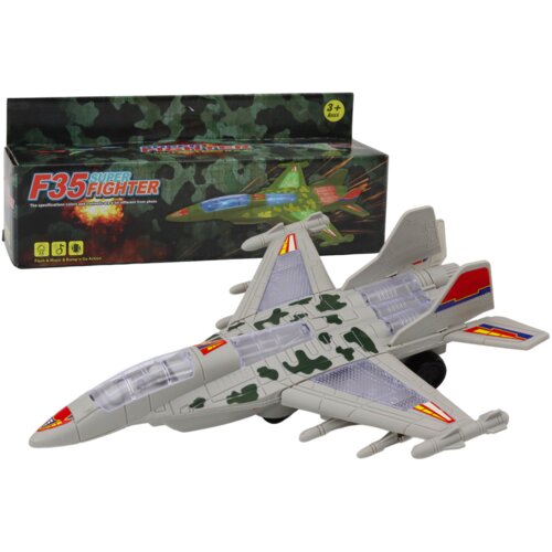Military Fighter F35 Driving Lights Sounds Gray Cijene