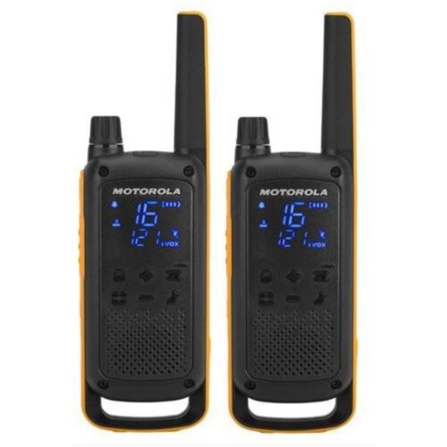 Motorola Talkabout T82 Extreme Twin Pack dvosmjerni radio 16 kanali Crno, Narančasto Slike