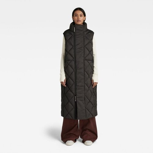 G-star Vest - G-Whistler pdd Ext Long sless puffer wmn black Cene
