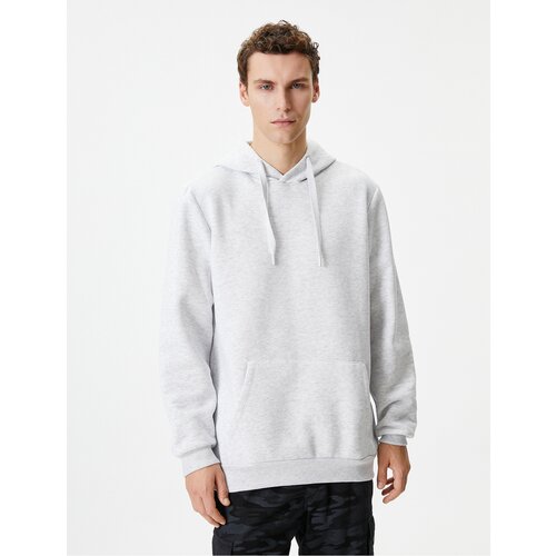 Koton Hooded Sweatshirt Kangaroo Pocket Detail Long Sleeve Slike