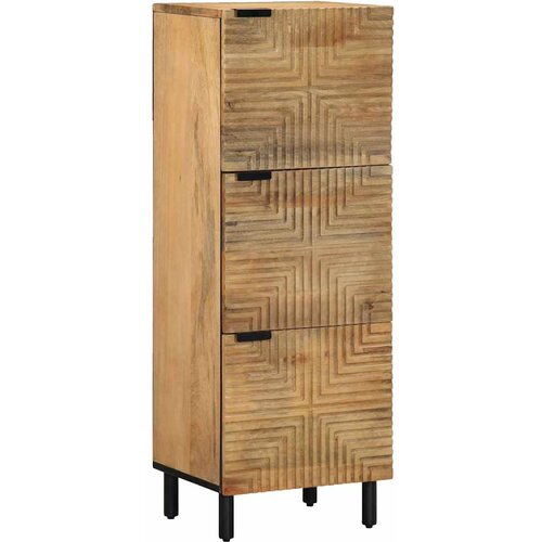 vidaXL Visoka ploča smeđa 40x33x110 cm Puno drvo Mango Cijene