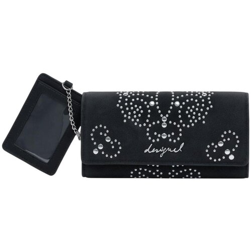 Desigual Denarnice MONE_POKER FACE MARIONA 25WAYP46 Črna Slike