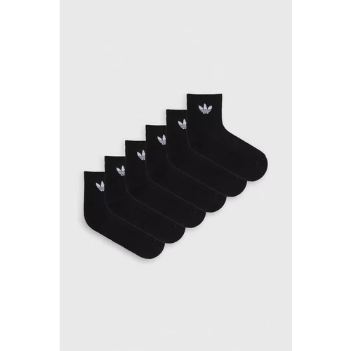 Adidas Nogavice 6-pack črna barva
