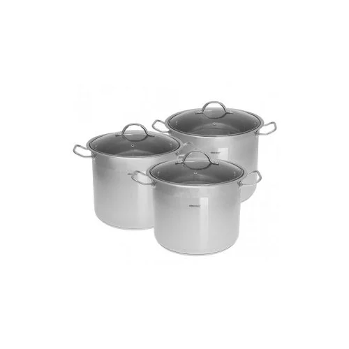 Kinghoff set velikih lonaca s poklopcem 11,1l, 14l i 18l KH-4314