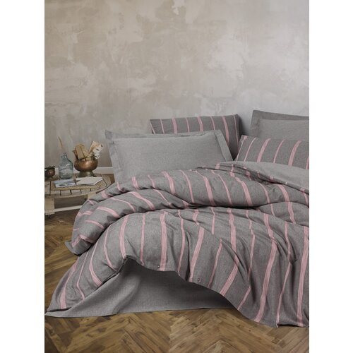 Aberto Design komplet posteljina Barisan, 200x220 cm, Siva Cene