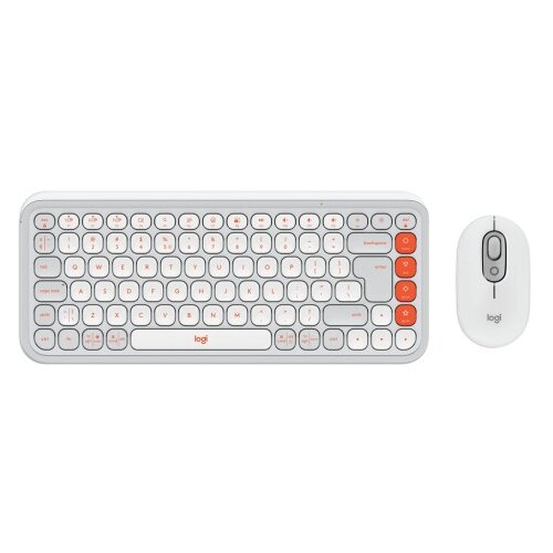 Logitech Tipkovnica in miška POP Icon Combo, Bluetooth, bela, SLO g. Cene