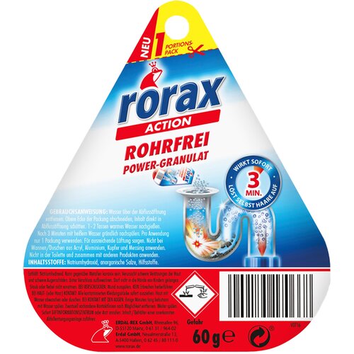 Rorax čistač odvoda granulat 60g Cene