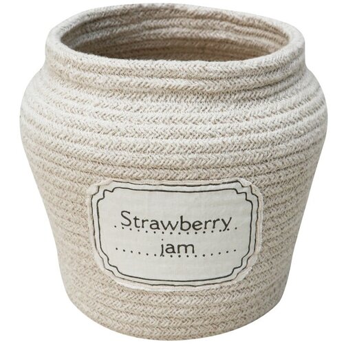 Lorena Canals Krem tekstilna dječja kutija za pohranu &amp;oslash; 20x23 cm Jam Jar &amp;ndash; Slike