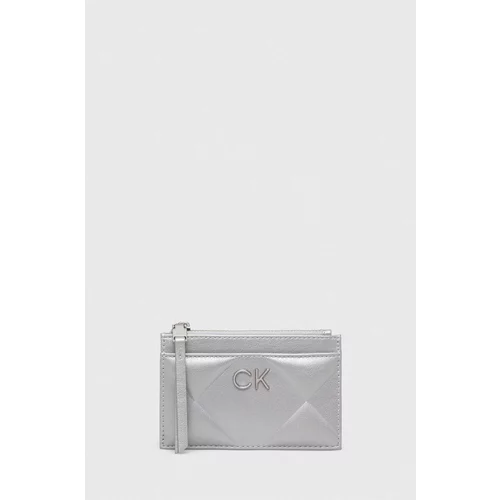 Calvin Klein Novčanik za žene, boja: srebrna