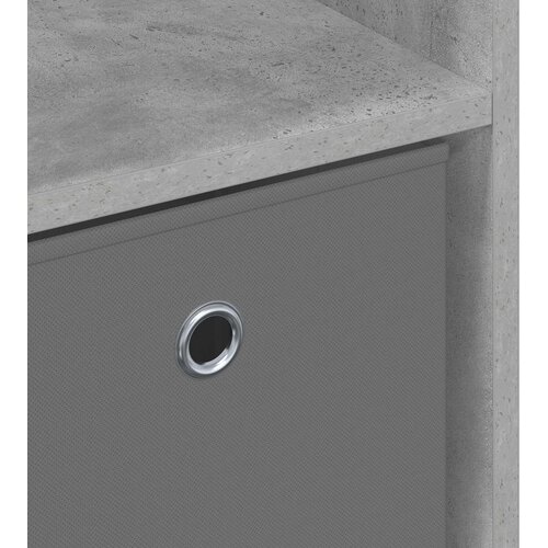  Kreveta s ladicama Betonski sivi 102 x 31 x 99,5 cm Slike