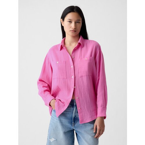 GAP Oversize Muslin Shirt - Women | shoptok.hr