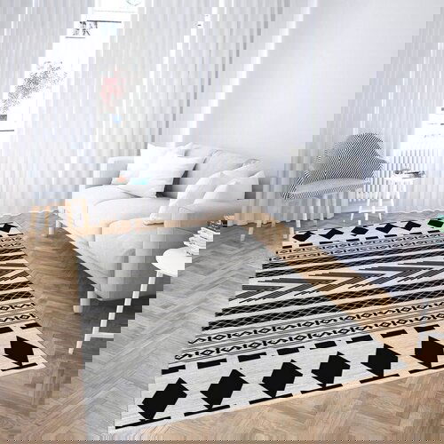 Conceptum Hypnose tepih CG_32, pravougaoni, 180x280 cm, crno-beli Cene
