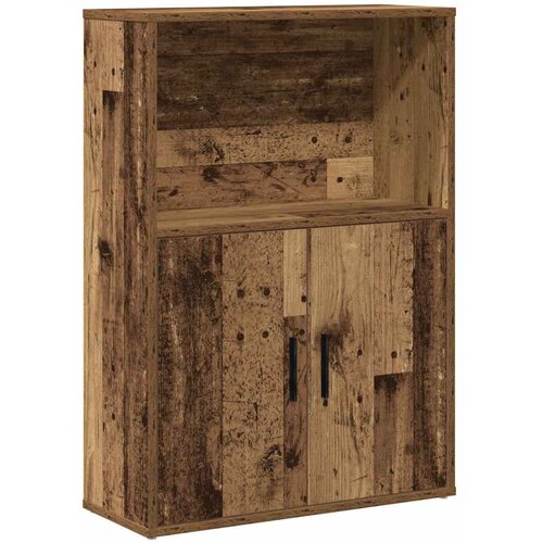 Maison Chic Knjižna omara - Knjižni regal starinski les 60x24x85 cm inženirski les, (21724981) Cene