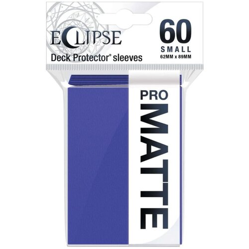 Ultra PRO Matte Eclipse Small Desk Protector Sleeves 60 - Royal Purple Cene