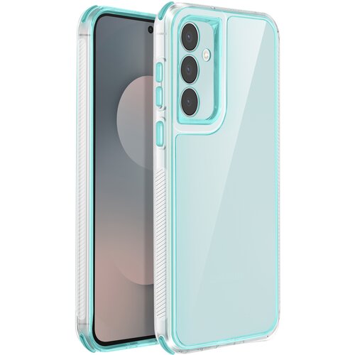 AVIZAR Ovitek za Samsung Galaxy S25 FE, odporen na udarce, ojačan rob, nedrseč, Turkizna, (5000189573) Cene