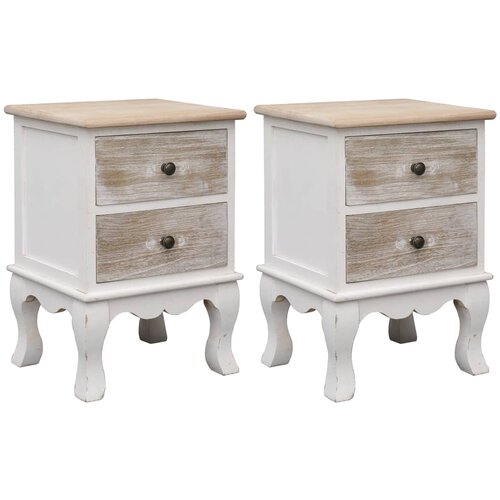 vidaXL Nočne omarice 2 kosa 35x30x50 cm les pavlovnije Cene