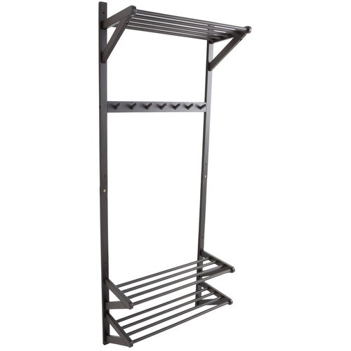Jotex Črn set za hodnik iz masivnega bora 75x190x32 cm Cole &ndash; Cene