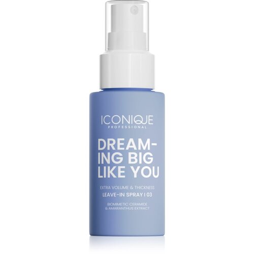 ICONIQUE Professional DREAMING BIG LIKE YOU Volume &amp;amp; Thickness pr&amp;scaron;ilo brez spiranja za povečanje volumna za tanke lase 70 ml Slike