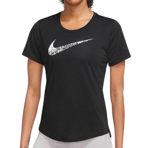 Nike ženska majica w nk swoosh run ss top DM7777-010 Slike