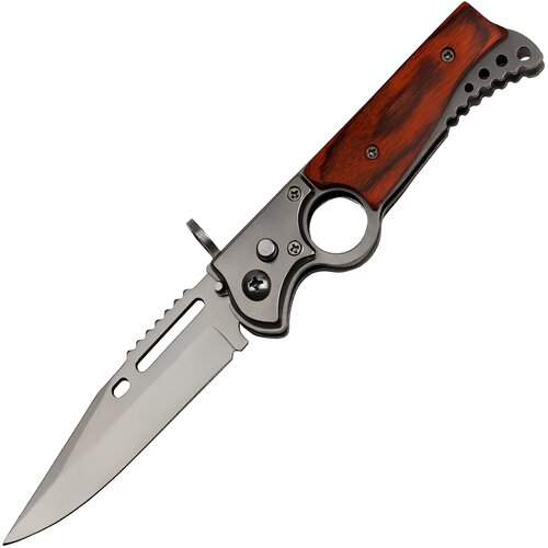 IZMAEL Outdoorov zložljiv nož QS - 41031 - Rjava Slike