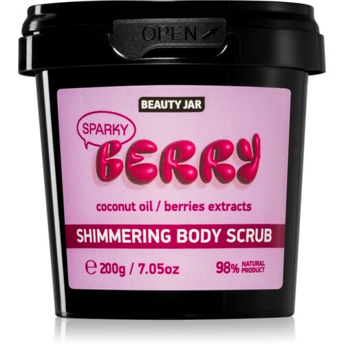 Beauty Jar Berry Sparky &amp;scaron;ećerno-solni peeling za blistavi sjaj 200 g Slike