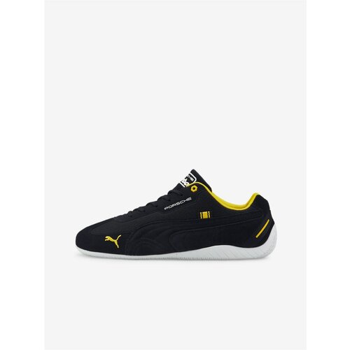 Puma Yellow-Black Sports Sneakers with Suede Details Speedcat - Men Slike